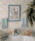 Locking Hotel Shower Soap Dispenser (AVIVA I Satin Silver Translucent) locking-hotel-shower-soap-dispenser-aviva-1-satin-silver-translucent
