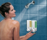Locking Hotel Shower Soap Dispenser (AVIVA II White Translucent) locking-hotel-shower-soap-dispenser-aviva-II-white-translucent