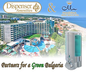 dispenser amenities and marina grand beach hotel partners for a green bulgaria