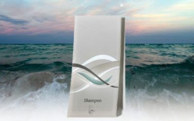wave shampoo dispenser with ocean background dispenser amenities
