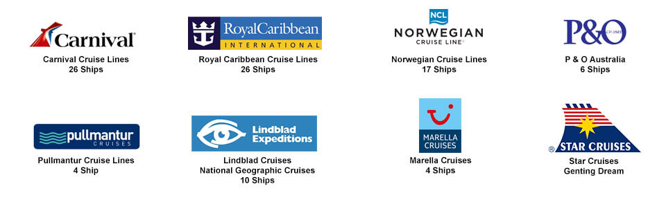 Cruise Lines June 2018 | Dispenser Amenities carnival royal caribbean international norwegian cruise line p&o cruises pullmantur cruises linblan expeditions marella cruises star cruises logos on white background dispenser amenities
