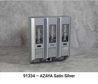 Azaya satin silver