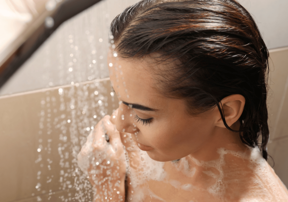 Dispenser Amenities Woman Using Soap In Shower Shower Soap Dispensers Blog shower soap image
