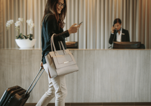 Modern eco-conscious hotel guests sustainability shower soap dispensers for hotels to reduce plastic waste